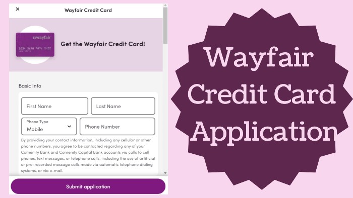 Wayfair-Credit-Card-Application